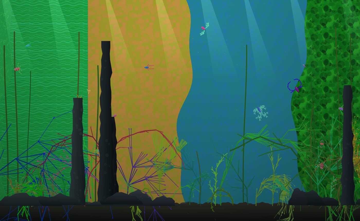 A wide view of an evolved Gene Tank