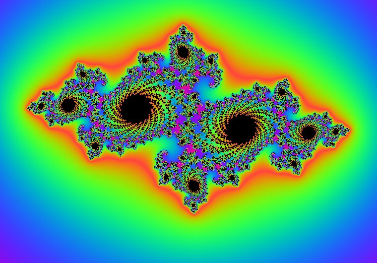 A Julia set in Fractal Explorer